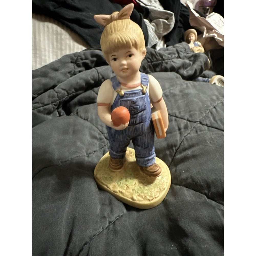 Vintage 1985 Single Homco Denim Days #1513 School Days Debbie Figure